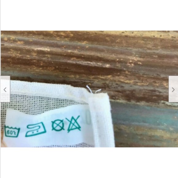 Bluebell Flower Tablecloth White Cotton 31" Square Vintage Springtime Cottage - Picture 5 of 7